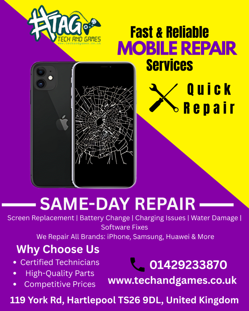 best mobile repair shop in Hartlepool UK.