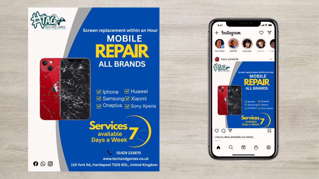 best mobile repair shop in Hartlepool UK.