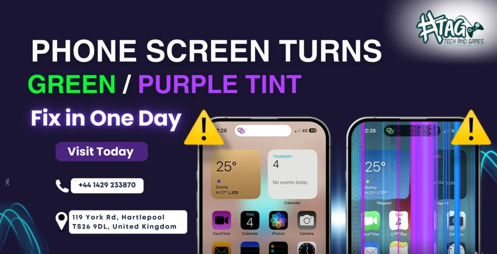 Phone Screen Turning Green_TAG
