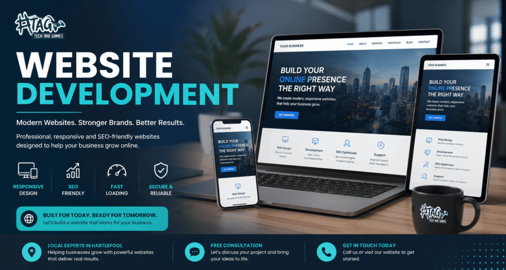 Website develpment Serive in Hartlepool